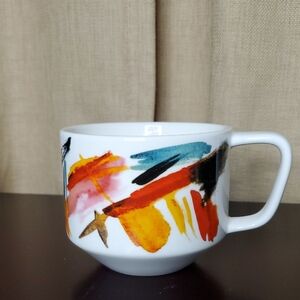Starbucks 2015 Abstract Coffee Tea Cup Artisan Series 05/08 Mug Modern Art 12oz